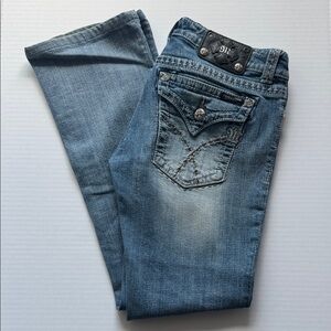 Miss Me Light Blue Boot Cut Jeans